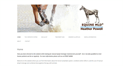 Desktop Screenshot of equinemld.com